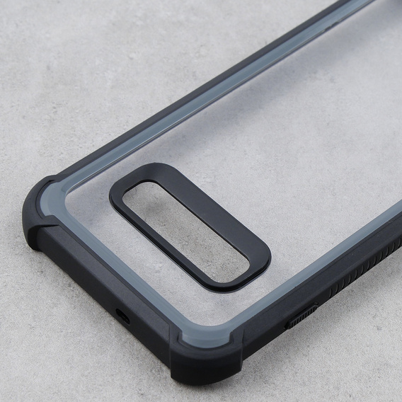 Huse pentru Samsung Galaxy S10 Plus, Dexnor Full Body Rugged, transparent / negru