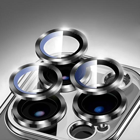 Husă pentru iPhone 15 Pro Max, Electro MagSafe, de argint + Sticlă pentru ecran