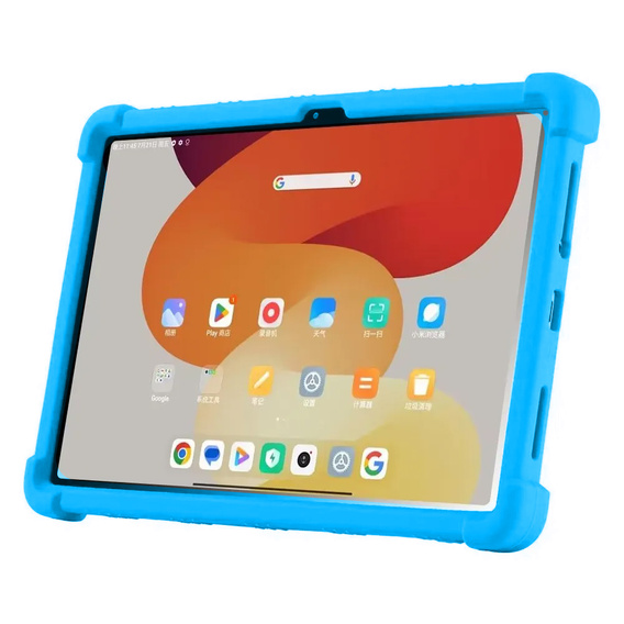Silicon husă pentru Xiaomi Redmi Pad SE 11", Impact, armat, albastru