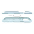 Carcasă Spigen pentru iPhone 17 Pro, Silicone Fit MagSafe, Mute Blue