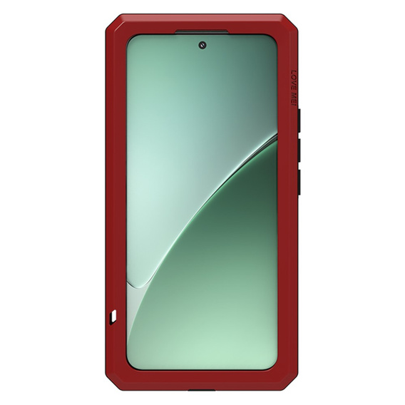 Love Mei Huse pentru Xiaomi 15, armored with glass, roșu