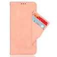 Cu clapetă pentru Samsung Galaxy S23 FE, Card Slot, roz