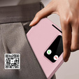 Husă cu clapetă pentru Samsung Galaxy A56 5G, Smart View Wallet, roz