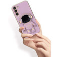 Huse pentru Samsung Galaxy S21 FE, Astronaut, violet