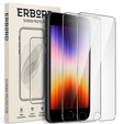 2x sticlă călită pentru iPhone 7/8/SE 2020/SE 2022, ERBORD 9H Hard Glass pe ecran
