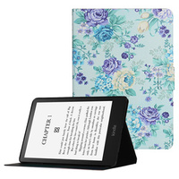 Husă cu clapetă pentru Amazon Kindle Paperwhite V / 5 2021, Flowers