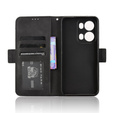 Cu clapetă pentru Oppo Reno 13 Pro, Card Slot, negru