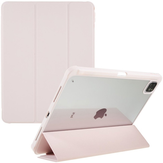 Husă pentru iPad Pro 12.9" 2022/2021/2020 (6/5/4 gen.), Smartcase Hybrid, cu spațiu pentru stylus, roz