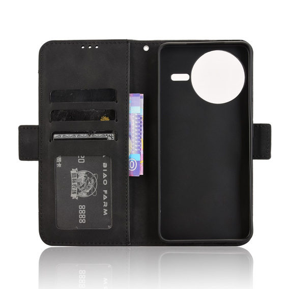Cu clapetă pentru Xiaomi Poco F7 Pro, Card Slot, negru