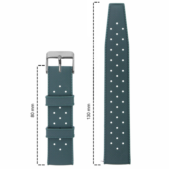 ERBORD curea universală din silicon de 20 mm