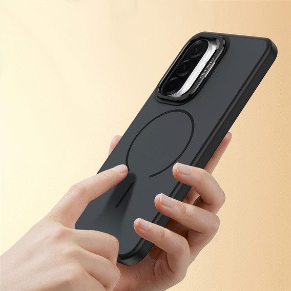 Husă tactilă cu suport MagSafe pentru Samsung Galaxy A57 5G, negru