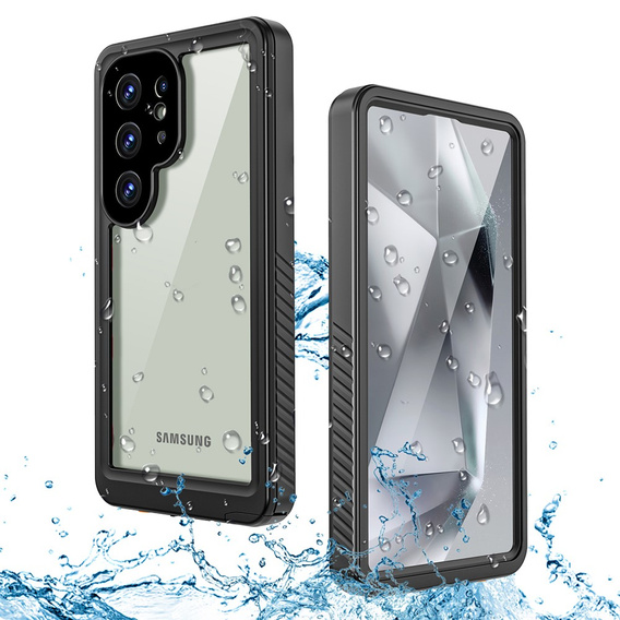 Husă impermeabilă IP68 pentru Samsung Galaxy S25 Ultra, negru