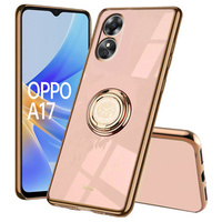 Huse pentru Oppo A17, Electro Ring, roz