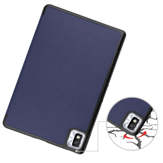 Husă pentru TCL Tab 10s 9081X / TCL Tab 10s 9080G 2021, Smartcase, albastru închis