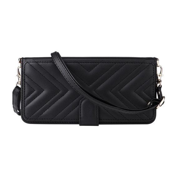 Carcasă cu clapetă pentru Xiaomi Poco F7 Pro / F7 Ultra, Crossbody Leather Wallet, negru