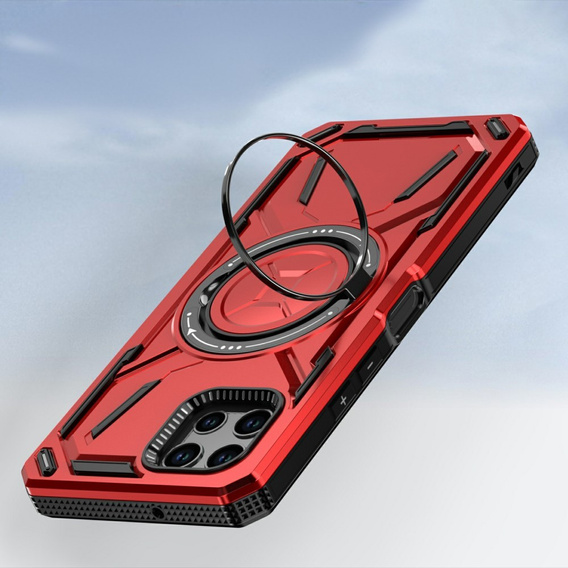 Carcasă pentru T Phone 2 5G, Heavy Duty Ring, roșu