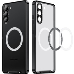 Carcasă de protecție pentru camera foto pentru Samsung Galaxy S24+ Plus, CamShield MagSafe, transparent / negru