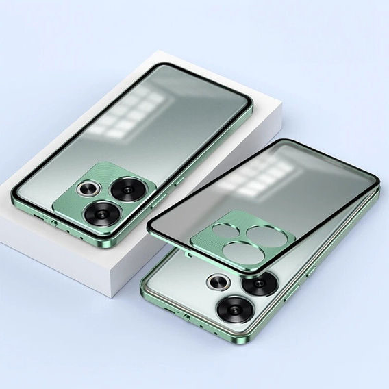 Carcasă pentru Xiaomi Poco F6, Frame Case, verde