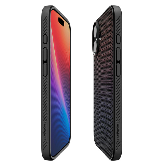 Carcasă Spigen Liquid Air pentru iPhone 17, negru mat