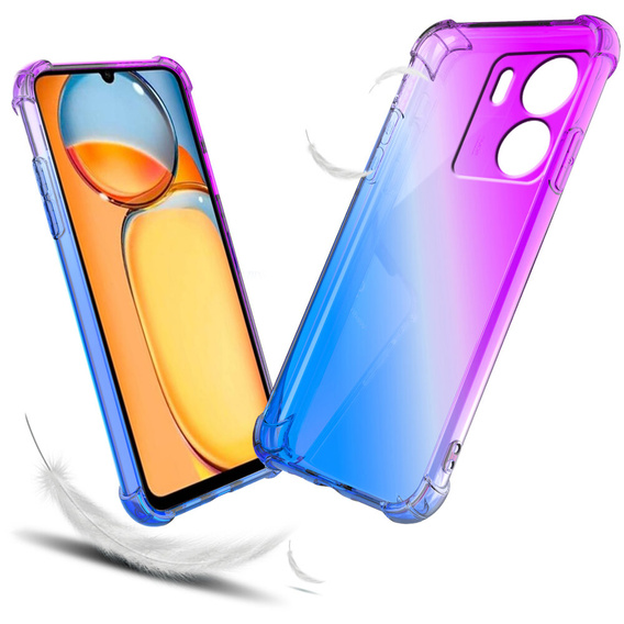 Husa pentru Xiaomi Redmi 13C / Poco C65, Gradient Dropproof, Violet / albastru