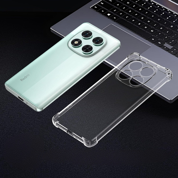 Carcasă pentru Xiaomi Redmi Note 14 Pro 5G /  Poco X7 5G, Erbord Dropproof, transparentă + Sticlă