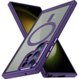 Husă pentru Samsung Galaxy S23 Ultra, ERBORD Impact Guard, MagSafe, violet închis