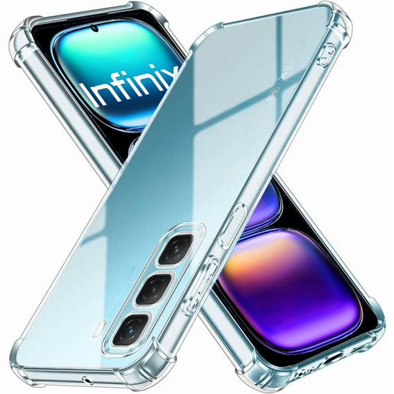 Huse pentru Infinix Hot 50 Pro+ 4G, Dropproof, transparentă