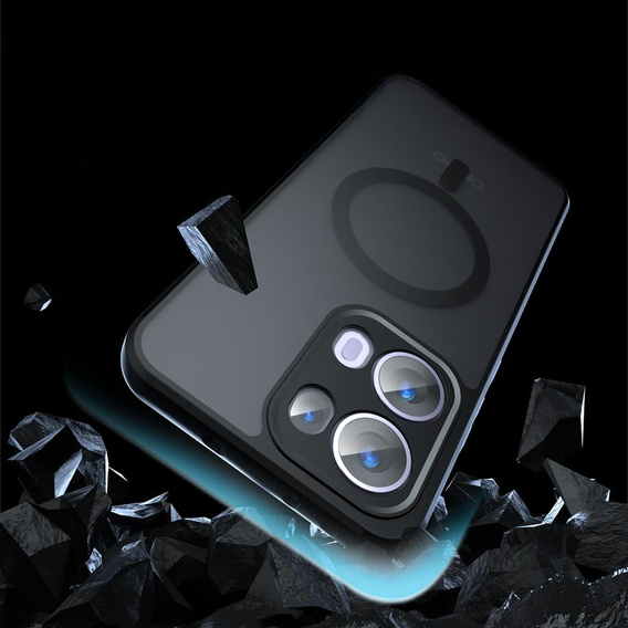 Husă pentru Oppo Reno 13 Pro, pentru MagSafe, ERBORD Matt Case, negru