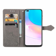 Cu clapetă pentru Huawei nova 8i, Mandala, gri