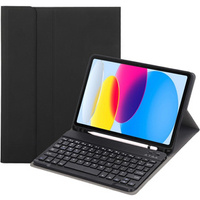 Carcasă + tastatură iPad 10.9 2022 10 Gen, Pen Slot, negru