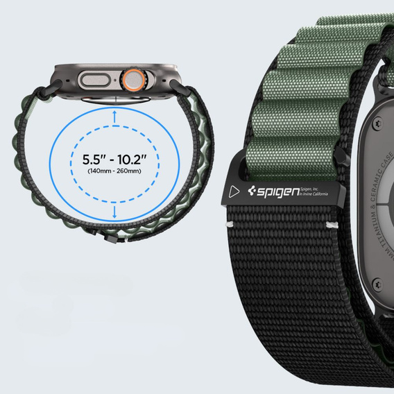 Curea Spigen WBF1 pentru Apple Watch 8/9/10/11/SE/Ultra 1/2 (44/45/46/49 mm)