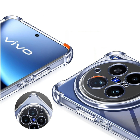 Huse pentru Vivo X200 Pro 5G, Dropproof, transparentă