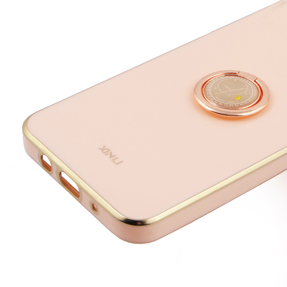 Huse pentru Huawei Nova Y61, Electro Ring, roz rose gold