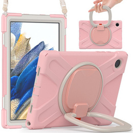 Husă pentru copii pentru Samsung Galaxy Tab A8 10.5 SM-X200 SM-X205, blindată cu curea, albastru