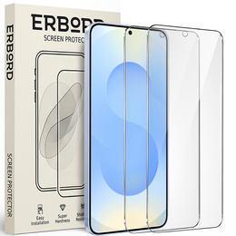 2x sticlă călită pentru Samsung Galaxy S24+/S25+ Plus, ERBORD 9H Hard Glass pe ecran