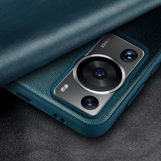 Husă cu clapetă pentru Huawei P60 Pro, Side View, albastru