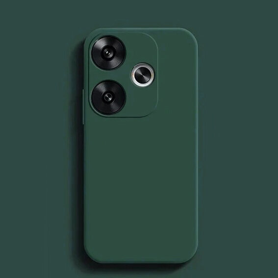Husa pentru Xiaomi Poco F6, Silicone Lite, verde