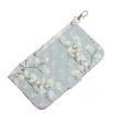Cu clapetă pentru Oppo A17, Light Spots Decor, flowers magnolia, gri