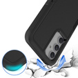 Husa blindată pentru Samsung Galaxy S23 FE, Dual Shockproof, negru