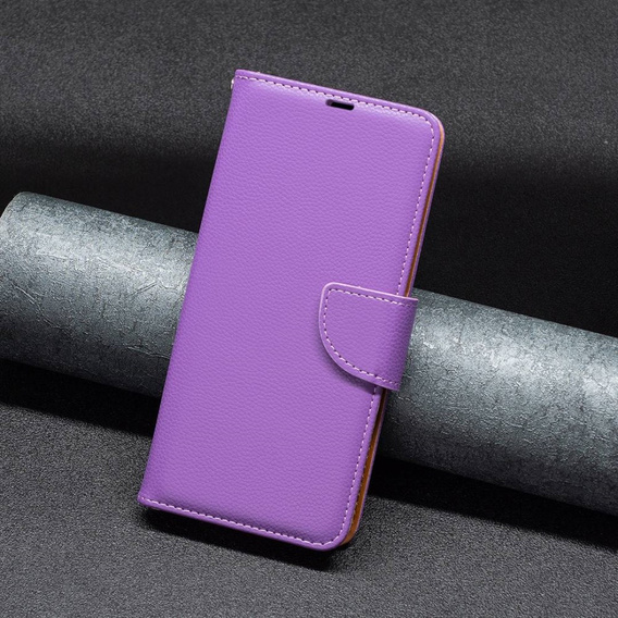 Cu clapetă pentru Samsung Galaxy A54 5G, Wallet Litchi Magnet, violet