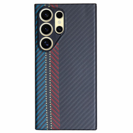 Carcasă pentru Samsung Galaxy S24 Ultra, Aramid Fiber MagSafe, negru