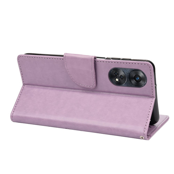 Cu clapetă pentru Oppo Reno8 T 4G, Mandala Flower, violet