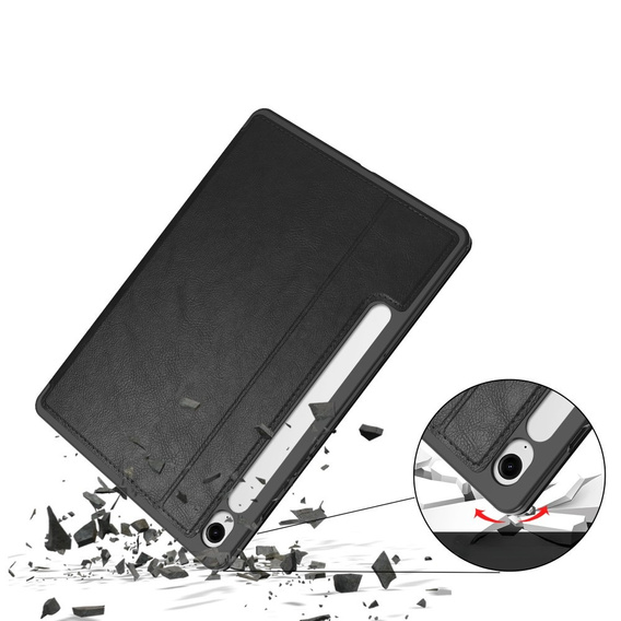 Husă pentru Lenovo Tab M11, Business Card and Pen Slot, negru