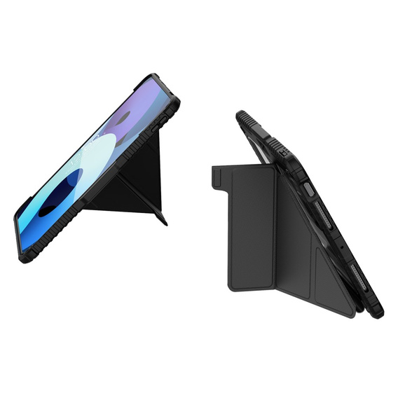 Husă Nillkin pentru iPad Pro 11 2024, cu spațiu pentru stylus, negru