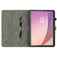 Huse pentru Lenovo Tab M9, Wallet Pen Slot, verde