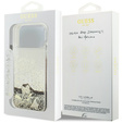 Husă GUESS Liq. Glitter 4 Charms pentru iPhone 17 Pro