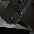Husă blindată pentru Realme C21, CamShield Slide, negru
