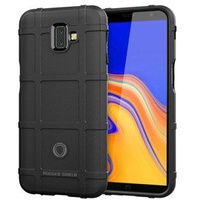 Huse pentru Samsung Galaxy J6+ Plus, Rugged Shield, negru