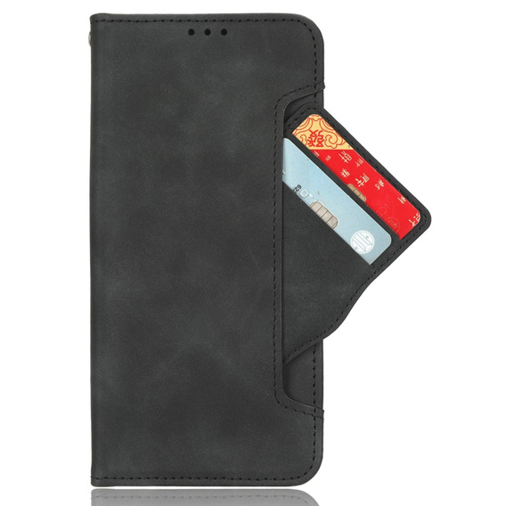 Cu clapetă pentru Oppo Reno 13F / Oppo Reno 13FS, Card Slot, negru