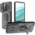 Husă pentru Xiaomi Redmi Note 14 Pro 5G /  Poco X7 5G, KickStand Camera Lens, negru